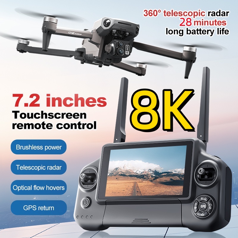 Drone Gimbal - 8K 3 Eksenli Gimbal Fırçasız 7.2