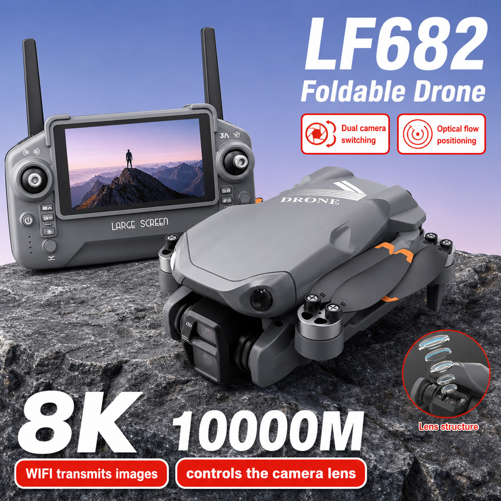Drone Gimbal - Hava Fotoğrafı LF682 Drone 8K HD