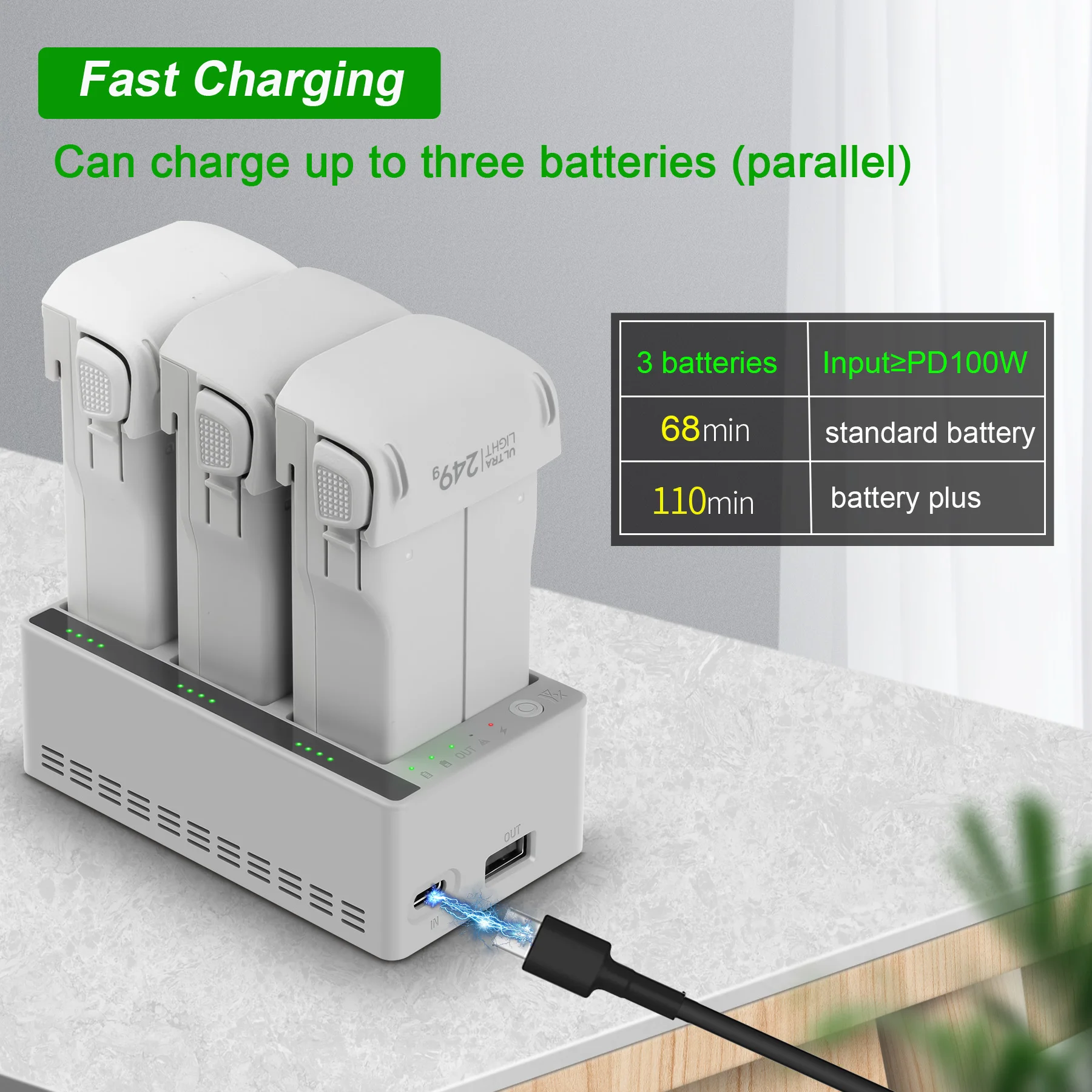 DJI LITO 1 X1 için şarj cihazı - Drone Charger incelemesi ve fiyatı