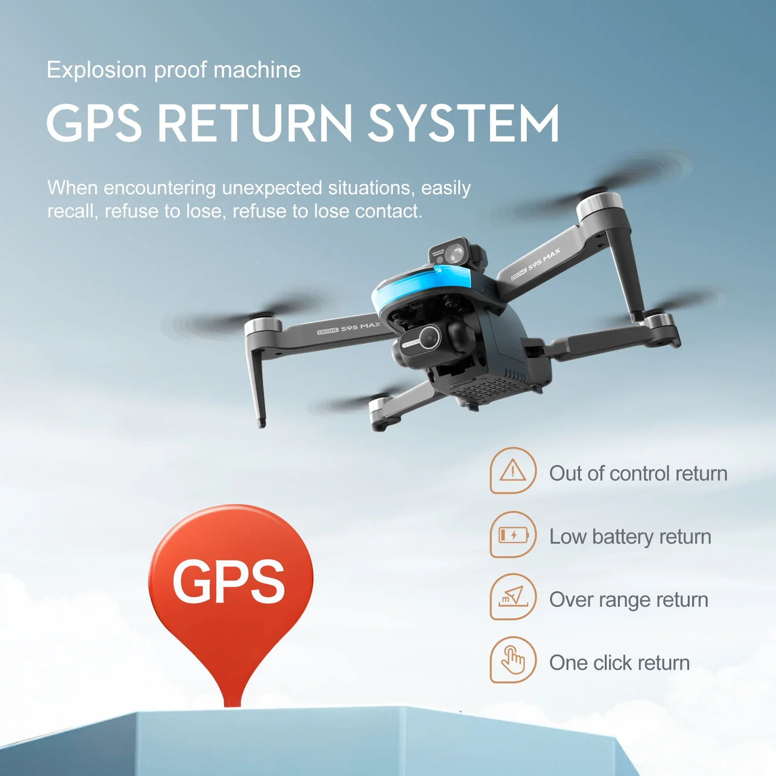 YENI S9S MAX MINI Drone 4K 2 E - Drone Gimbal incelemesi ve fiyatı