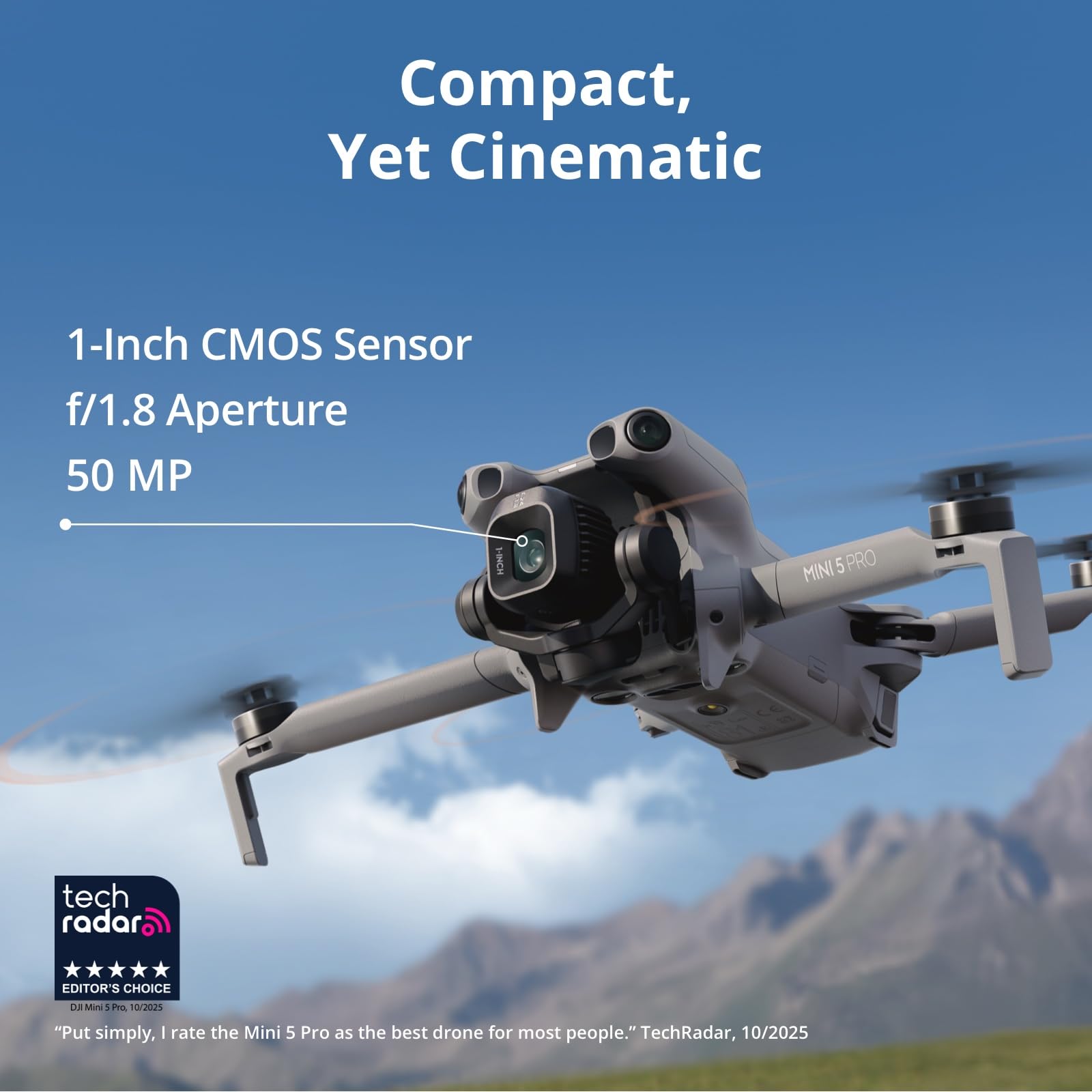 DJI Mini 5 Pro Fly More Combo  - Drone Gimbal incelemesi ve fiyatı